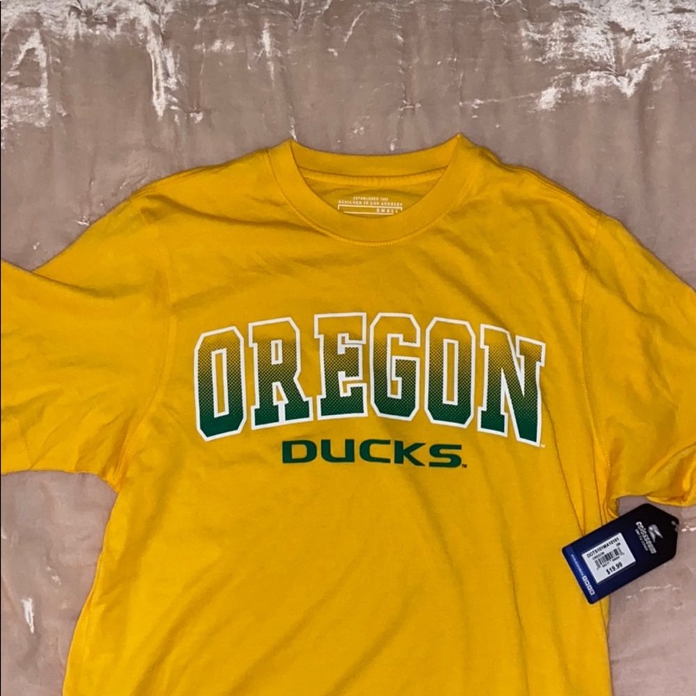 Oregon Duck yellow t-shirt
